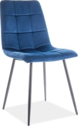 Kitchen Chair Mila | size: Width: 47cm, Height: 87cm, Depth: 41cm | color: Blue | image: 1 | variant: 1003791