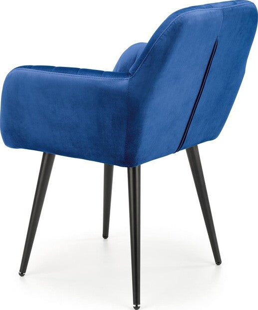 Kitchen Chair Minsk | size: Width: 58cm, Height: 80cm, Depth: 53cm | color: Blue | image: 3 | variant: 1002357