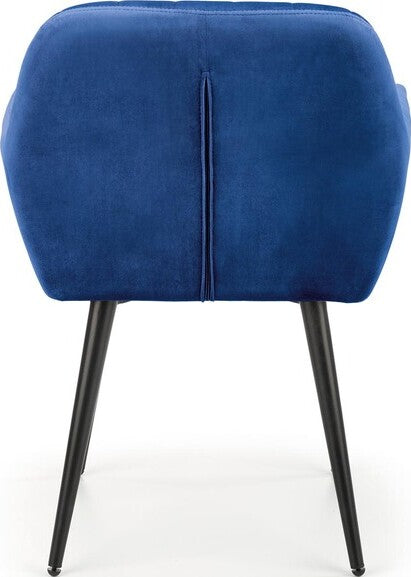 Kitchen Chair Minsk | size: Width: 58cm, Height: 80cm, Depth: 53cm | color: Blue | image: 5 | variant: 1002357