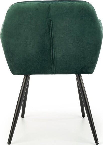 Kitchen Chair Minsk | size: Width: 58cm, Height: 80cm, Depth: 53cm | color: Green | image: 4 | variant: 1002356