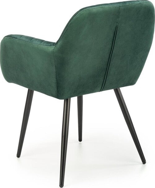 Kitchen Chair Minsk | size: Width: 58cm, Height: 80cm, Depth: 53cm | color: Green | image: 5 | variant: 1002356