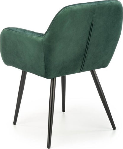 Kitchen Chair Minsk | size: Width: 58cm, Height: 80cm, Depth: 53cm | color: Green | image: 5 | variant: 1002356