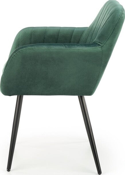 Kitchen Chair Minsk | size: Width: 58cm, Height: 80cm, Depth: 53cm | color: Green | image: 6 | variant: 1002356