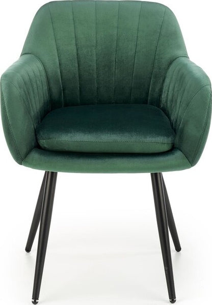 Kitchen Chair Minsk | size: Width: 58cm, Height: 80cm, Depth: 53cm | color: Green | image: 7 | variant: 1002356