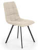 Kitchen Chair Monaco | size: Width: 45cm, Height: 86cm, Depth: 55cm | color: Beige | image: 0 | variant: 1002316