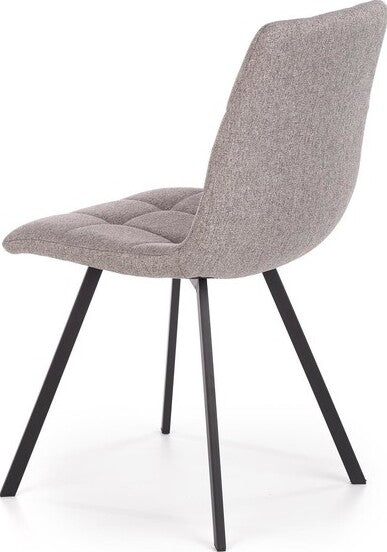 Kitchen Chair Monaco | size: Width: 45cm, Height: 86cm, Depth: 55cm | color: Gray | image: 2 | variant: 1002315