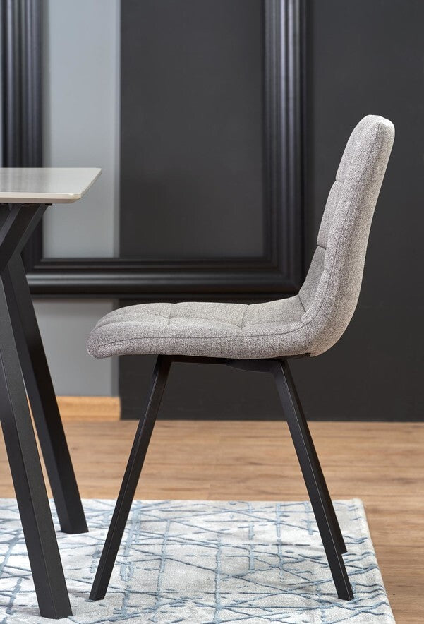 Kitchen Chair Monaco | size: Width: 45cm, Height: 86cm, Depth: 55cm | color: Gray | image: 6 | variant: 1002315