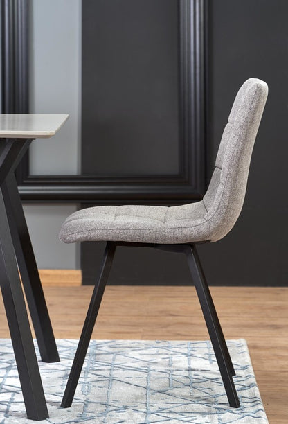 Kitchen Chair Monaco | size: Width: 45cm, Height: 86cm, Depth: 55cm | color: Gray | image: 6 | variant: 1002315