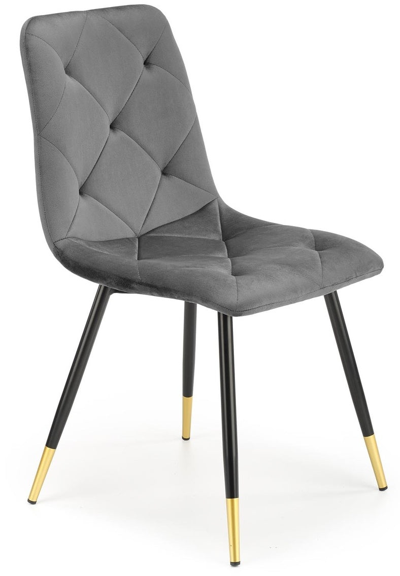 Kitchen Chair Mulhouse | size: Width: 45cm, Height: 86cm, Depth: 50cm | color: Gray | image: 0 | variant: 1002656