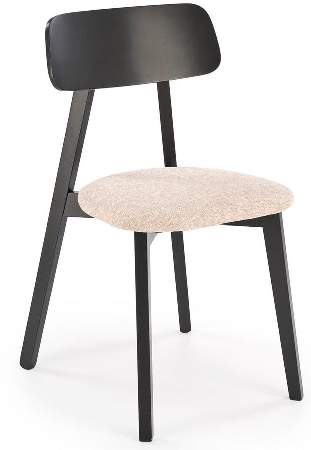 Kitchen Chair Nimes | size: Width: 48cm, Height: 82cm, Depth: 55cm | color: Beige/Black | image: 0 | variant: 1002613