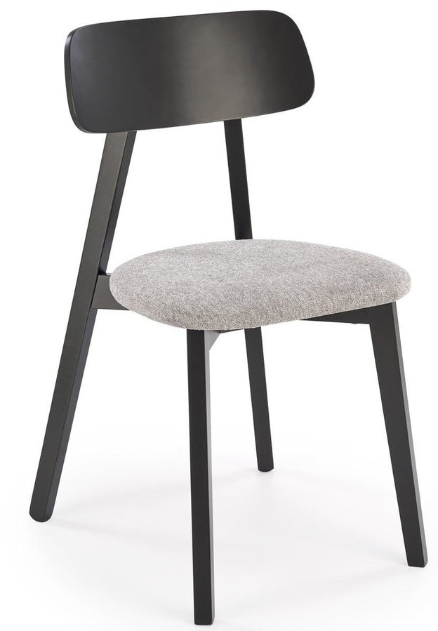 Kitchen Chair Nimes | size: Width: 48cm, Height: 82cm, Depth: 55cm | color: Black/Grey | image: 0 | variant: 1002612