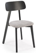 Kitchen Chair Nimes | size: Width: 48cm, Height: 82cm, Depth: 55cm | color: Black/Grey | image: 0 | variant: 1002612