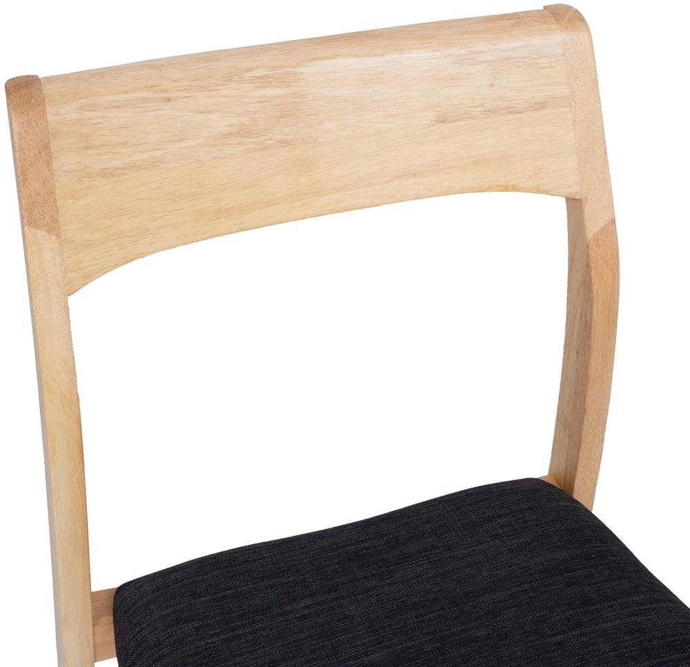 Kitchen Chair Olney | size: Width: 51.5cm, Height: 83.5cm, Depth: 55.5cm | color: Oak | image: 5 | variant: 1006149