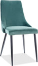 Kitchen Chair Orlando | size: Width: 47cm, Height: 93cm, Depth: 44cm | color: Green | image: 1 | variant: 1003701