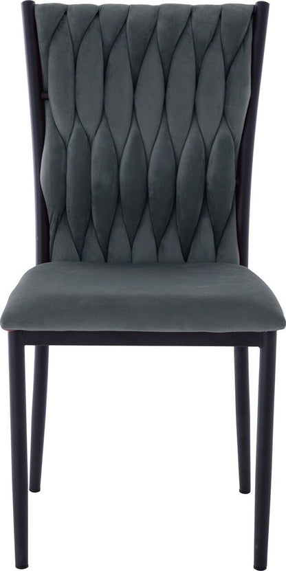 Kitchen Chair Orpington | size: Width: 47cm, Height: 93cm, Depth: 59cm | color: Gray | image: 1 | variant: 1000827