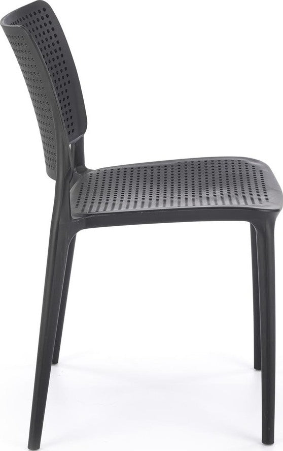 Kitchen Chair Oviedo | size: Width: 42cm, Height: 79cm, Depth: 55cm | color: Black | image: 1 | variant: 1002504