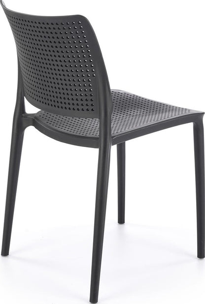 Kitchen Chair Oviedo | size: Width: 42cm, Height: 79cm, Depth: 55cm | color: Black | image: 3 | variant: 1002504