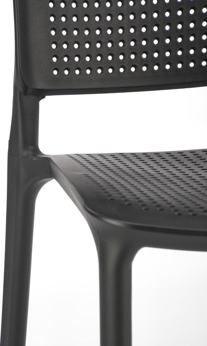 Kitchen Chair Oviedo | size: Width: 42cm, Height: 79cm, Depth: 55cm | color: Black | image: 5 | variant: 1002504