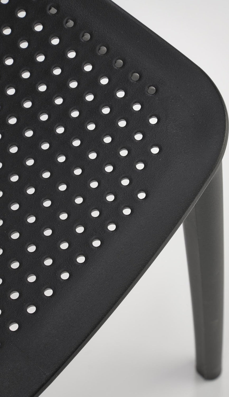 Kitchen Chair Oviedo | size: Width: 42cm, Height: 79cm, Depth: 55cm | color: Black | image: 6 | variant: 1002504