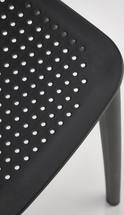 Kitchen Chair Oviedo | size: Width: 42cm, Height: 79cm, Depth: 55cm | color: Black | image: 6 | variant: 1002504