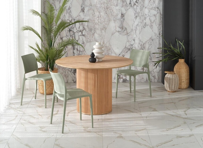 Kitchen Chair Oviedo | size: Width: 42cm, Height: 79cm, Depth: 55cm | color: Green | image: 1 | variant: 1002506
