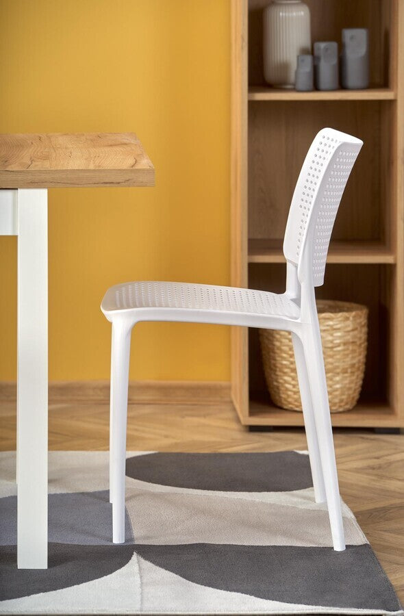 Kitchen Chair Oviedo | size: Width: 42cm, Height: 79cm, Depth: 55cm | color: White | image: 1 | variant: 1002503