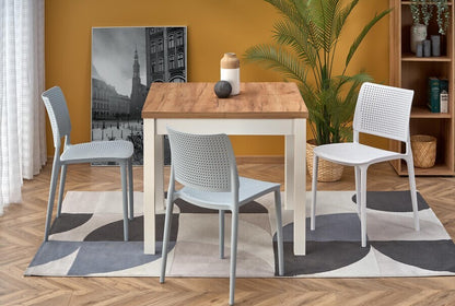 Kitchen Chair Oviedo | size: Width: 42cm, Height: 79cm, Depth: 55cm | color: White | image: 2 | variant: 1002503
