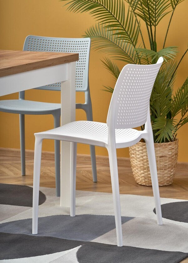 Kitchen Chair Oviedo | size: Width: 42cm, Height: 79cm, Depth: 55cm | color: White | image: 5 | variant: 1002503