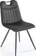 Kitchen Chair Pamplona | size: Width: 46cm, Height: 83cm, Depth: 58cm | color: Black | image: 1 | variant: 1002530