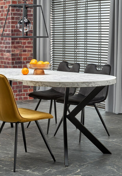 Kitchen Chair Pamplona | size: Width: 46cm, Height: 83cm, Depth: 58cm | color: Black | image: 2 | variant: 1002530