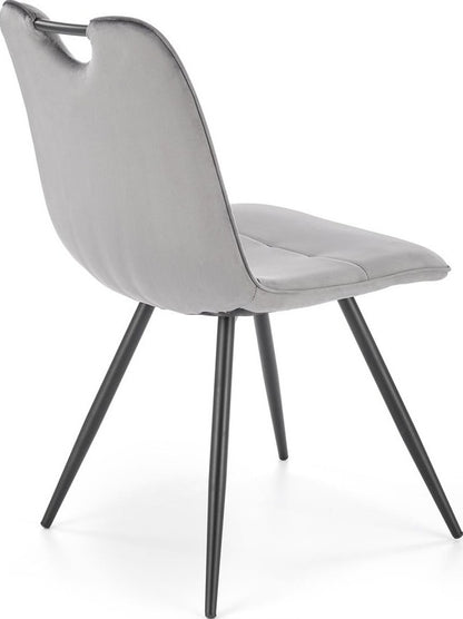 Kitchen Chair Pamplona | size: Width: 46cm, Height: 83cm, Depth: 58cm | color: Gray | image: 2 | variant: 1002532