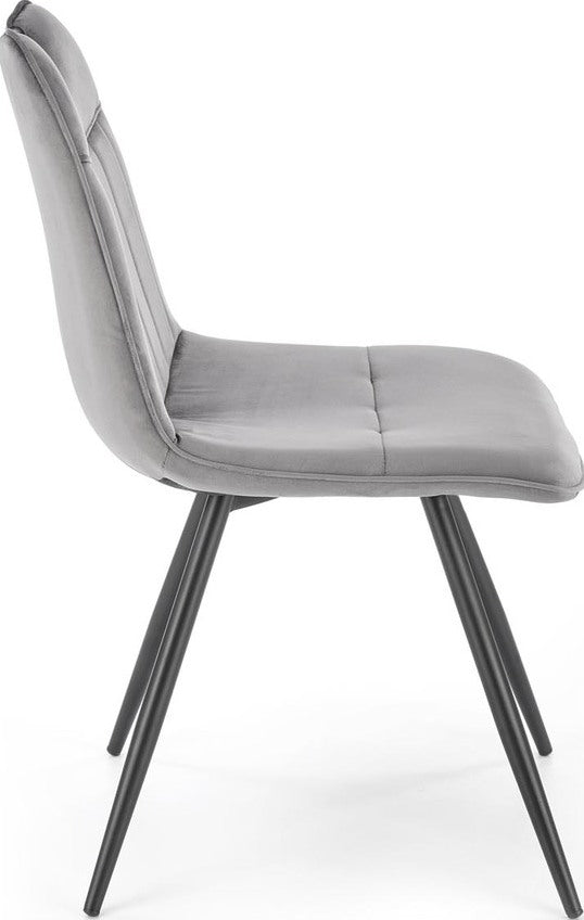 Kitchen Chair Pamplona | size: Width: 46cm, Height: 83cm, Depth: 58cm | color: Gray | image: 3 | variant: 1002532