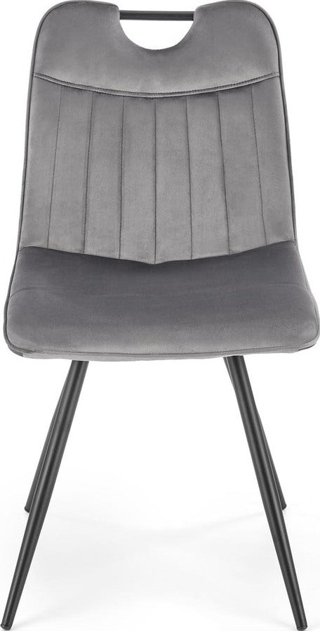 Kitchen Chair Pamplona | size: Width: 46cm, Height: 83cm, Depth: 58cm | color: Gray | image: 4 | variant: 1002532