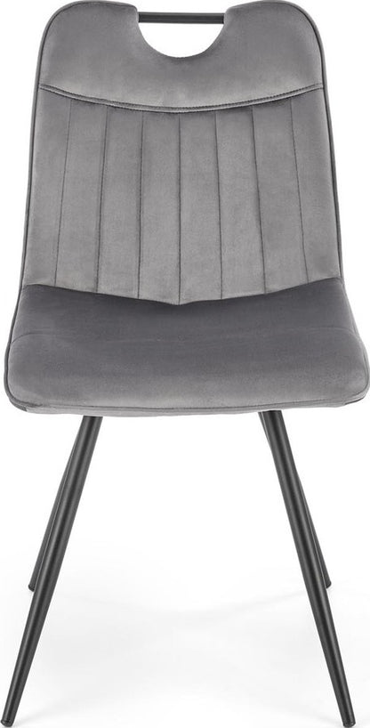 Kitchen Chair Pamplona | size: Width: 46cm, Height: 83cm, Depth: 58cm | color: Gray | image: 4 | variant: 1002532