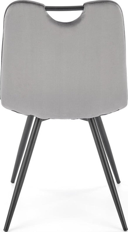 Kitchen Chair Pamplona | size: Width: 46cm, Height: 83cm, Depth: 58cm | color: Gray | image: 5 | variant: 1002532