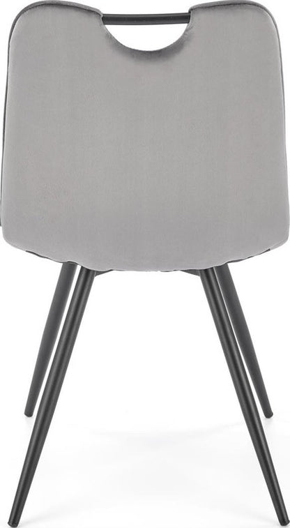 Kitchen Chair Pamplona | size: Width: 46cm, Height: 83cm, Depth: 58cm | color: Gray | image: 5 | variant: 1002532