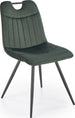 Kitchen Chair Pamplona | size: Width: 46cm, Height: 83cm, Depth: 58cm | color: Green | image: 1 | variant: 1002529