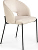 Kitchen Chair Podgorica | size: Width: 51cm, Height: 77cm, Depth: 57cm | color: Beige | image: 1 | variant: 1002276