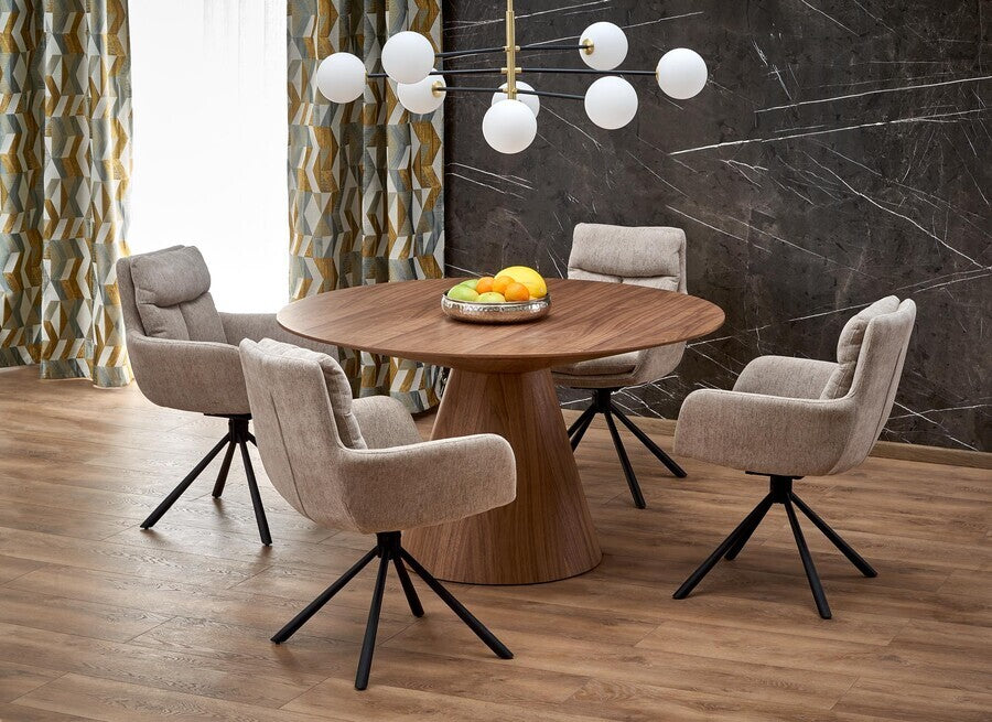 Kitchen Chair Porto | size: Width: 60cm, Height: 87cm, Depth: 65cm | color: Beige | image: 1 | variant: 1002466