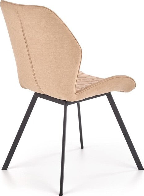 Kitchen Chair Prague | size: Width: 51cm, Height: 90cm, Depth: 64cm | color: Beige | image: 2 | variant: 1002260