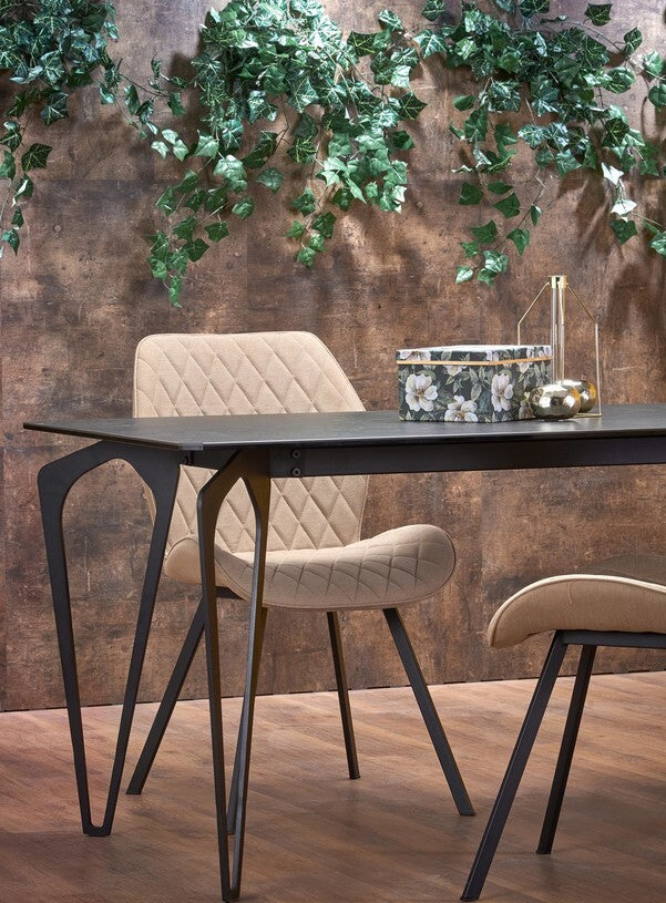 Kitchen Chair Prague | size: Width: 51cm, Height: 90cm, Depth: 64cm | color: Beige | image: 5 | variant: 1002260