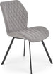 Kitchen Chair Prague | size: Width: 51cm, Height: 90cm, Depth: 64cm | color: Gray | image: 1 | variant: 1002261