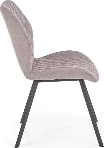 Kitchen Chair Prague | size: Width: 51cm, Height: 90cm, Depth: 64cm | color: Gray | image: 2 | variant: 1002261