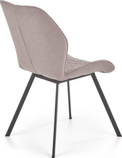 Kitchen Chair Prague | size: Width: 51cm, Height: 90cm, Depth: 64cm | color: Gray | image: 3 | variant: 1002261