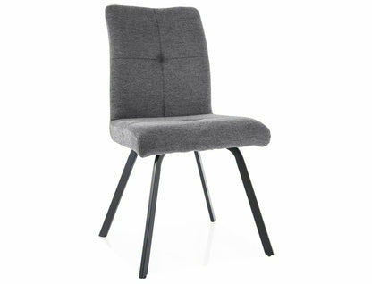 Kitchen Chair Pune | size: Width: 50cm, Height: 90cm, Depth: 43cm | color: Gray | image: 1 | variant: 1003761
