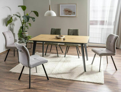 Kitchen Chair Pune | size: Width: 50cm, Height: 90cm, Depth: 43cm | color: Olive | image: 3 | variant: 1003762