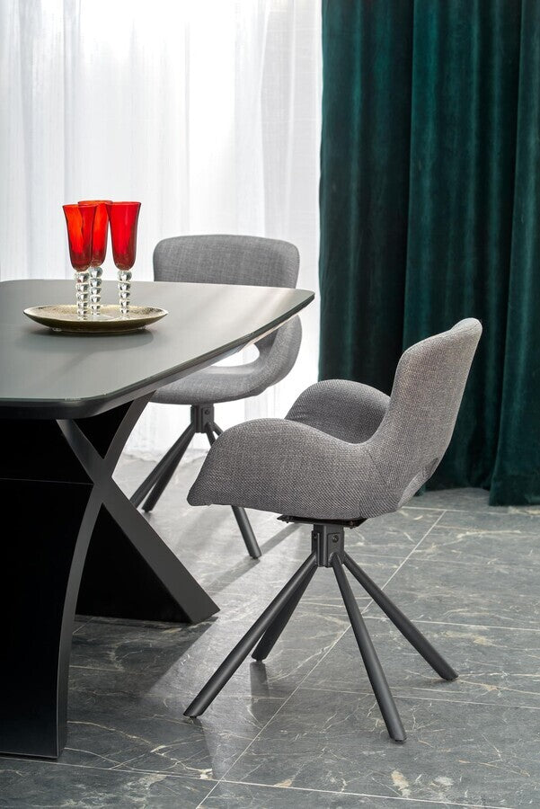 Kitchen Chair Rabat | size: Width: 51cm, Height: 77cm, Depth: 57cm | color: Gray | image: 8 | variant: 1002441