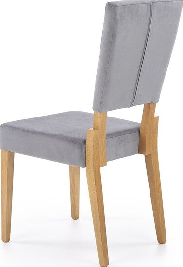 Kitchen Chair Rennes | size: Width: 44cm, Height: 95cm, Depth: 57cm | color: Brown/Grey | image: 3 | variant: 1002575