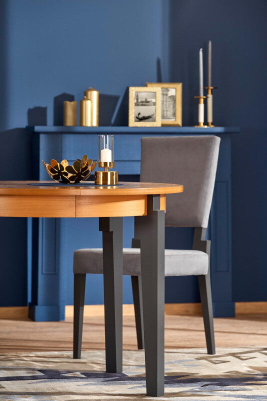 Kitchen Chair Rennes | size: Width: 44cm, Height: 95cm, Depth: 57cm | color: Gray | image: 5 | variant: 1002576