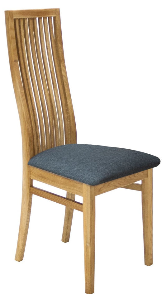 Kitchen Chair Retro | size: Width: 46cm, Height: 103cm, Depth: 56cm | color: Brown/Grey | image: 0 | variant: 1017815